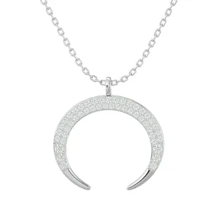 10KT WHITE GOLD 1/4CT TW DIAMOND PENDANT