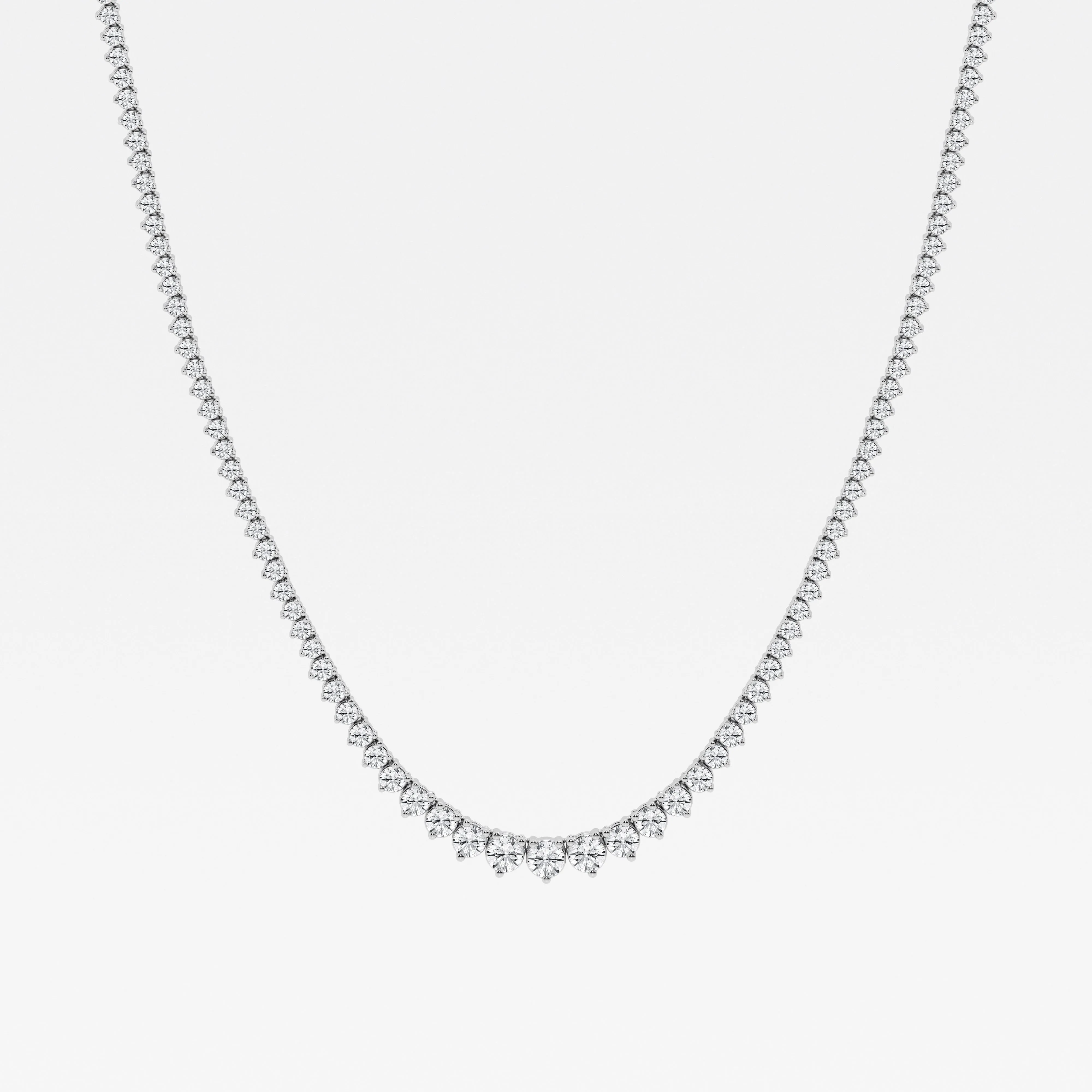 12.00 cttw Rivera Lab Diamond Necklace - Round by Mercury Rings