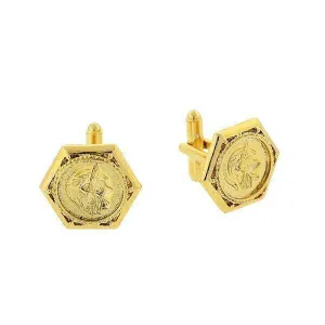 1928 Jewelry Ancient Greek Warrior Cufflinks