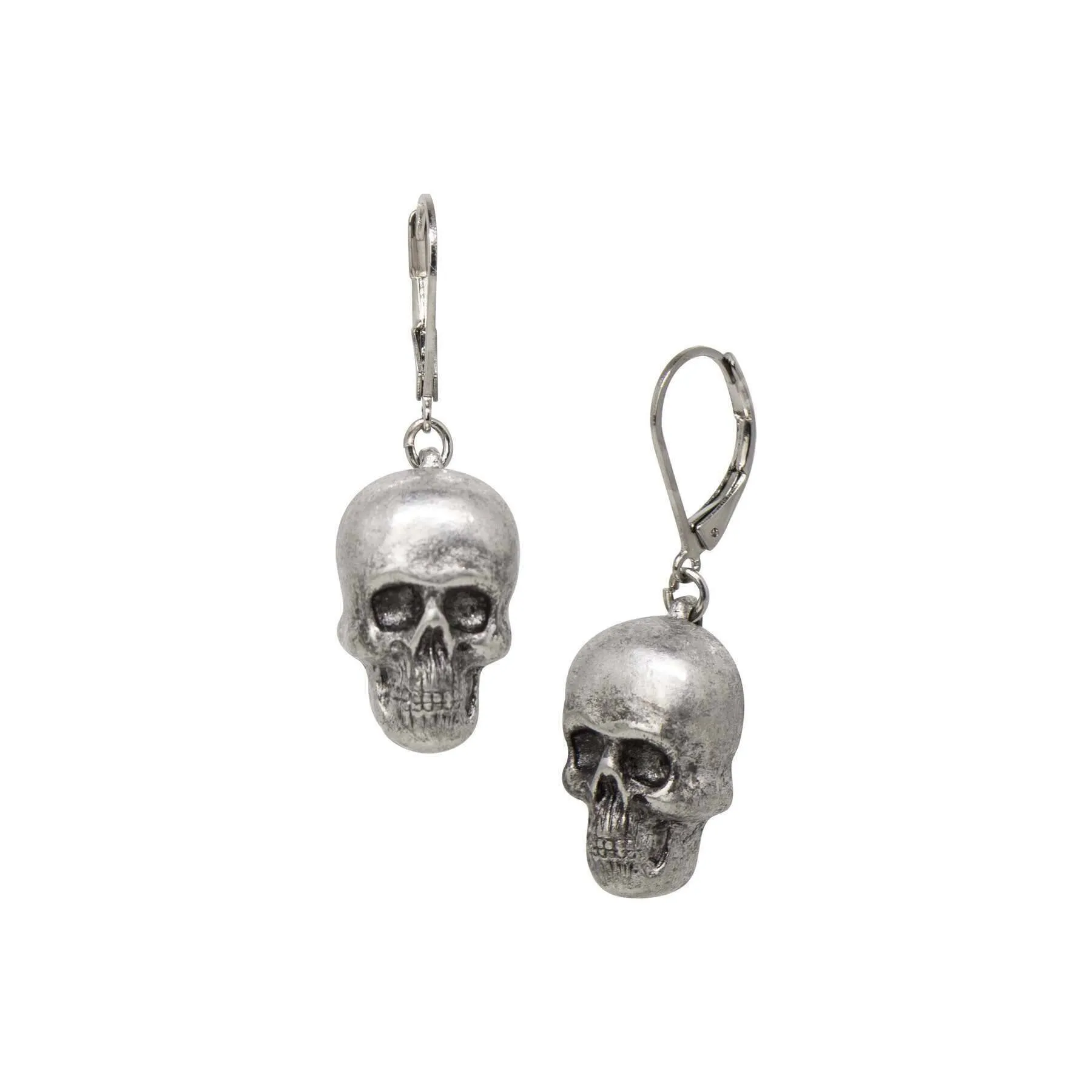 1928 Jewelry Skull Drop Earrings