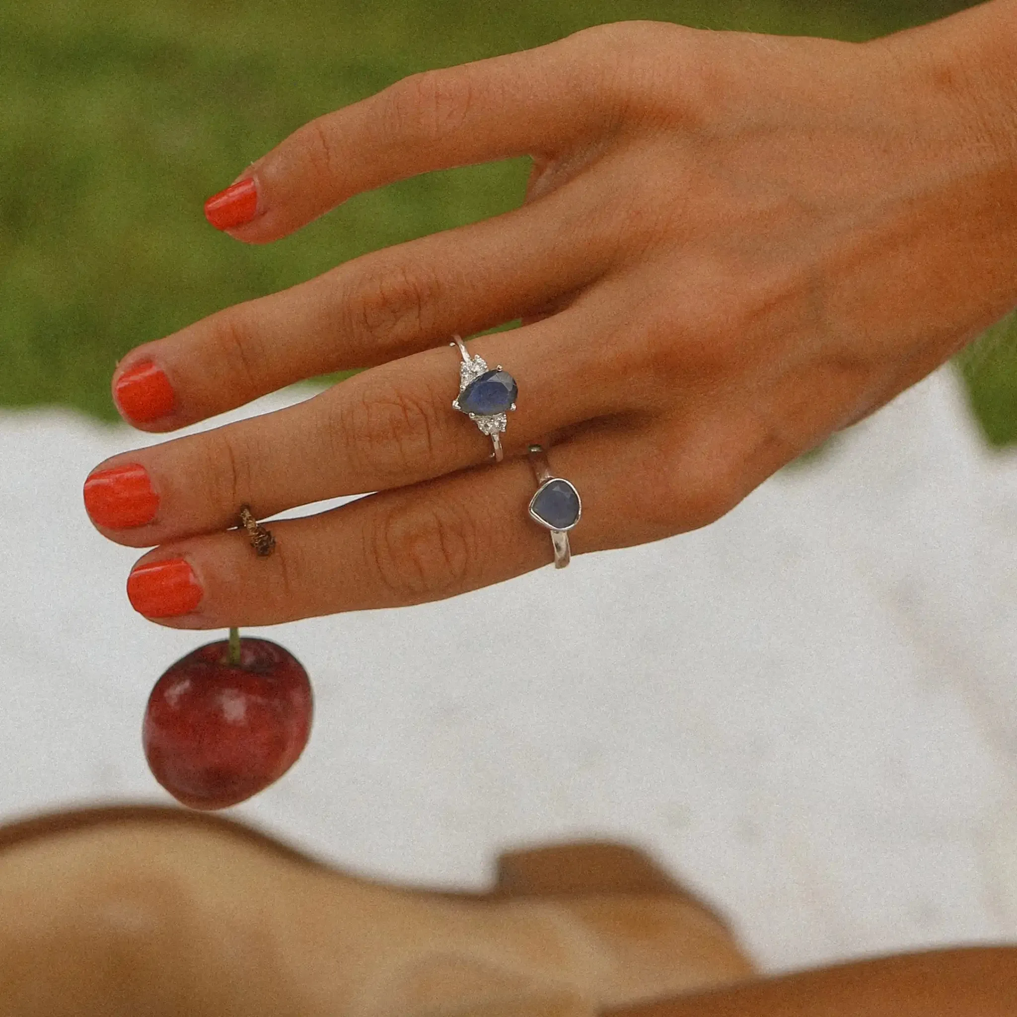 Aurora's Tear Labradorite Ring