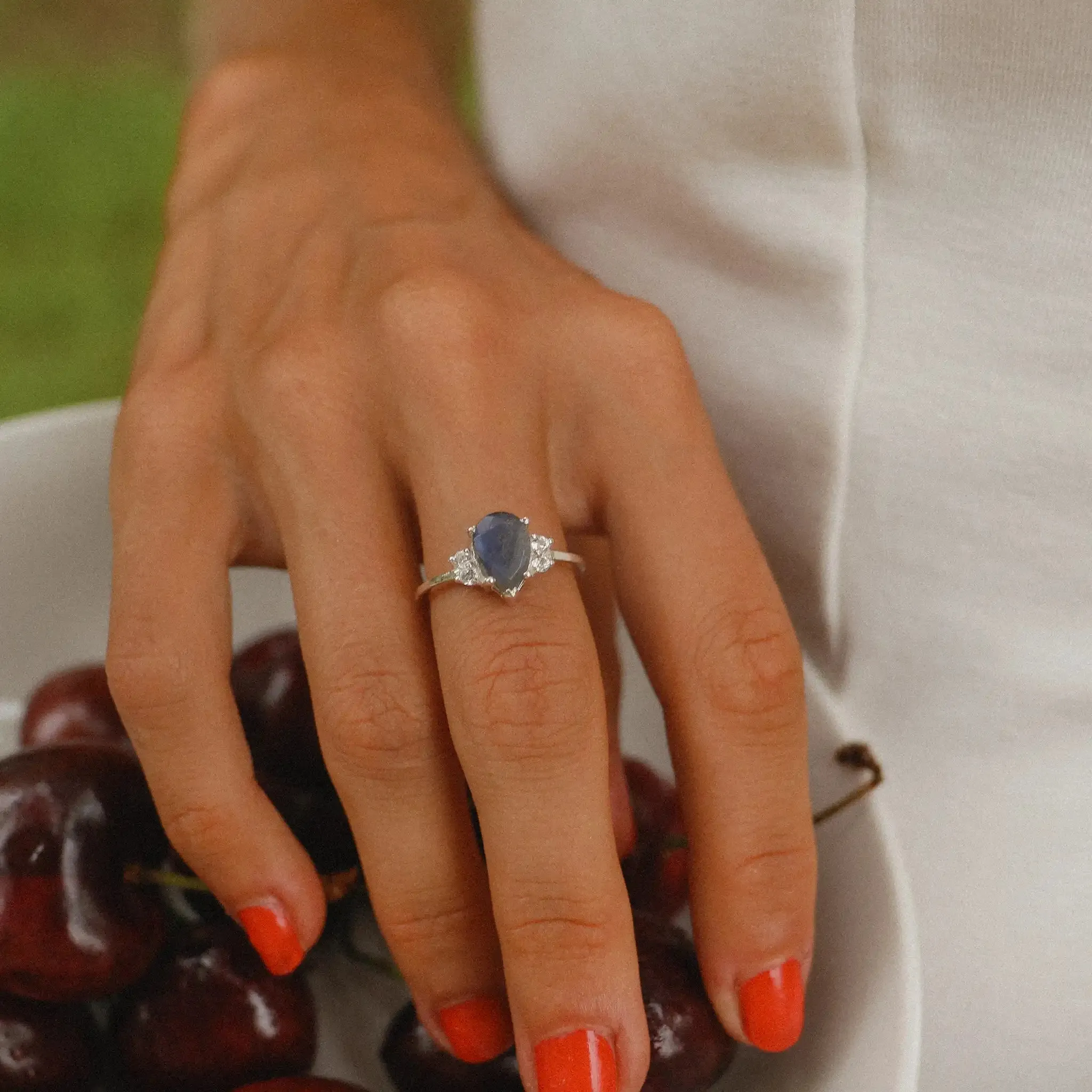 Aurora's Tear Labradorite Ring