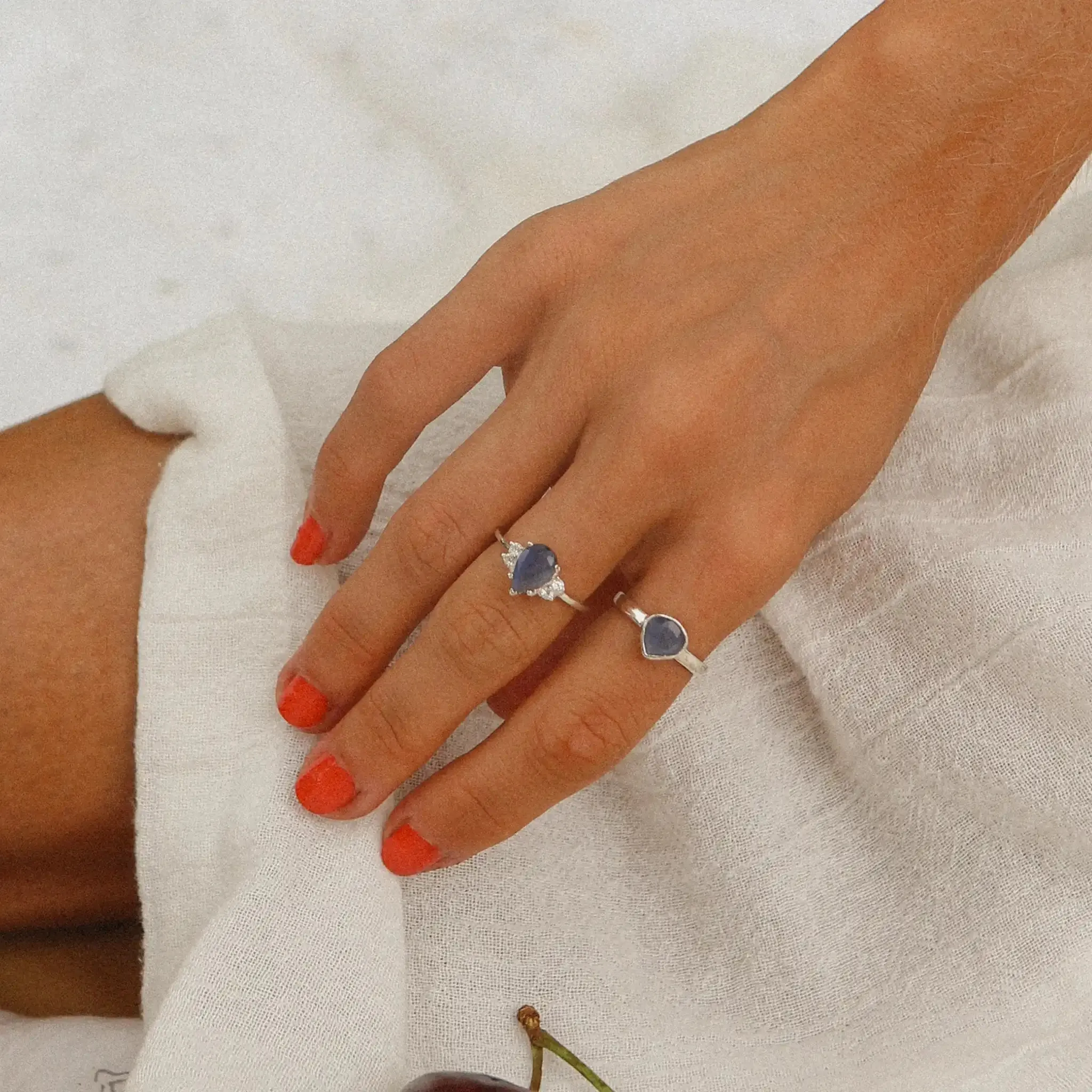 Aurora's Tear Labradorite Ring