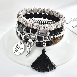 B853 - Bohemian Beaded Bracelet