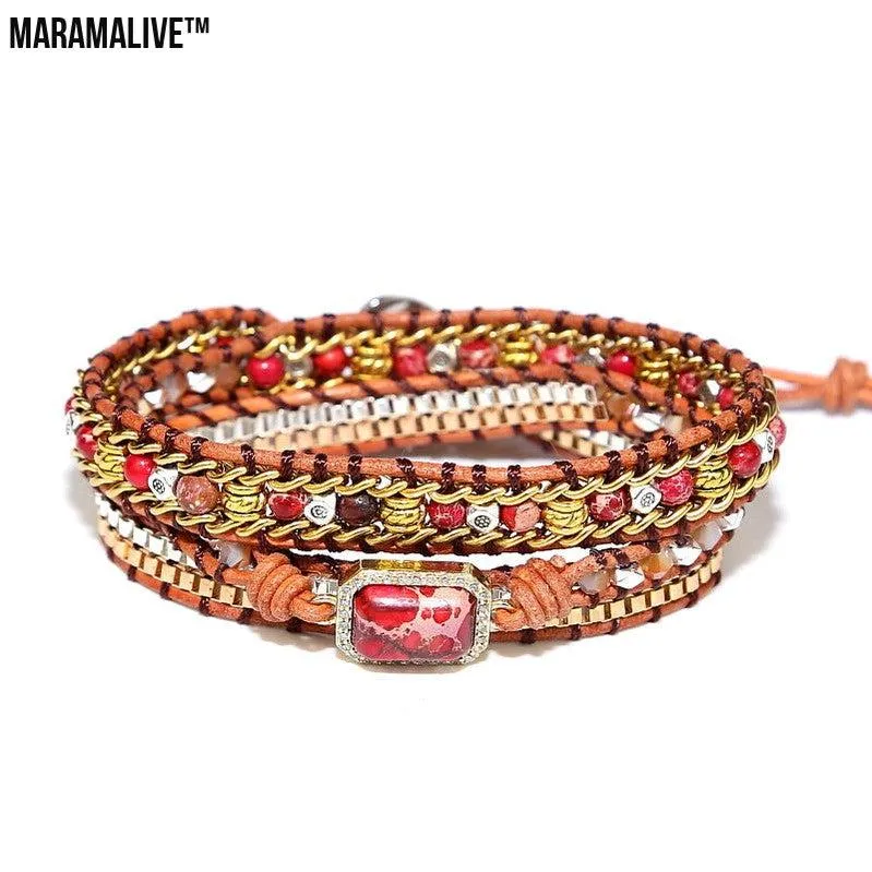 Bohemian Rhapsody Bracelet : Vintage Weave Multi-layer Bohemian Bracelet