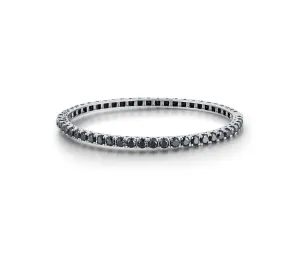 Classic Black Diamond Bangle