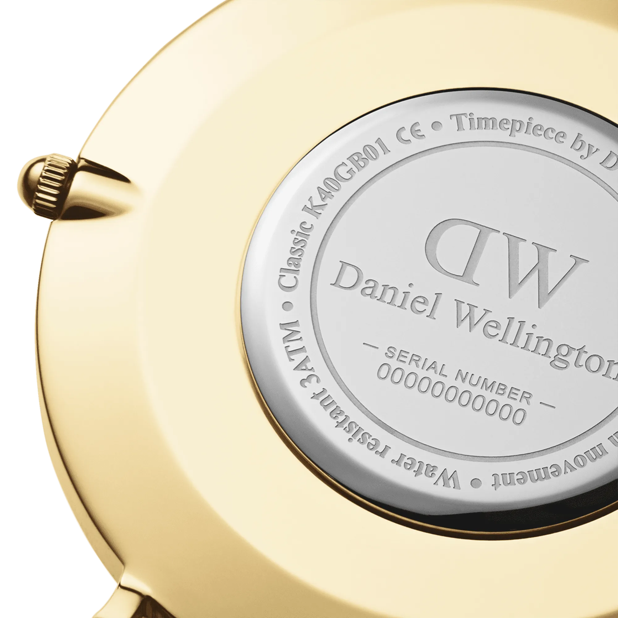 Daniel Wellington Classic 40 Sheffield Gold & White Watch