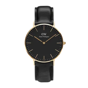 Daniel Wellington Classic 40 Sheffield Gold & White Watch