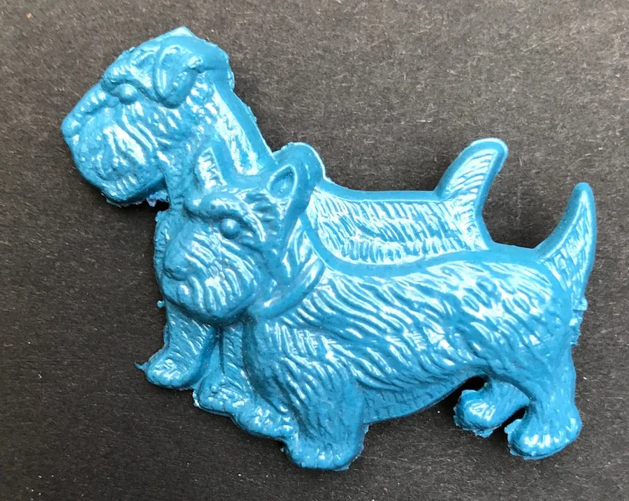 Delightful Vintage 1950s Scottie Dog & West Highland Terrier Brooch - Choice of Colours