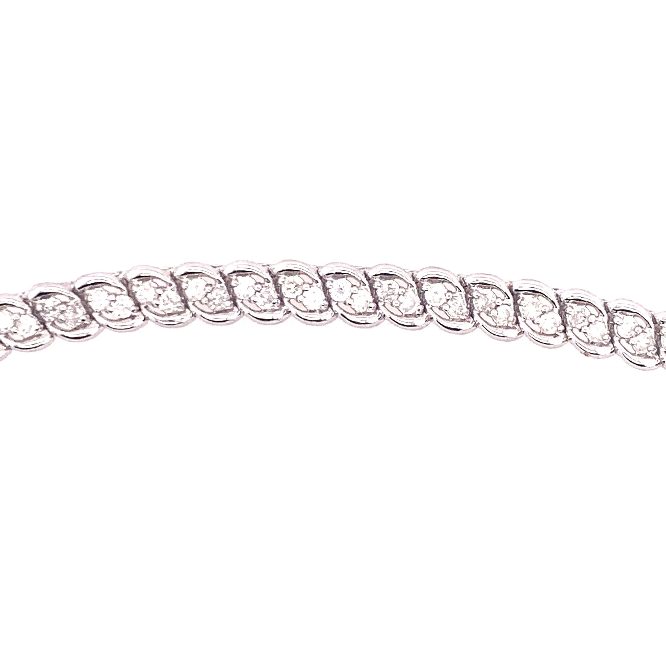 Diamond Coupled Bracelet