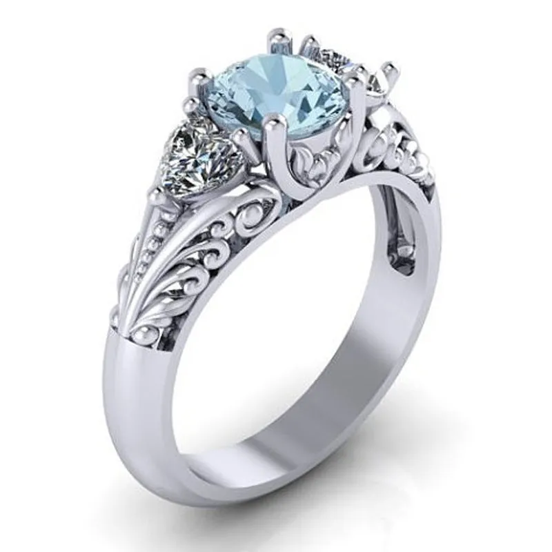 Diamond Engagement Creative Couple Ring