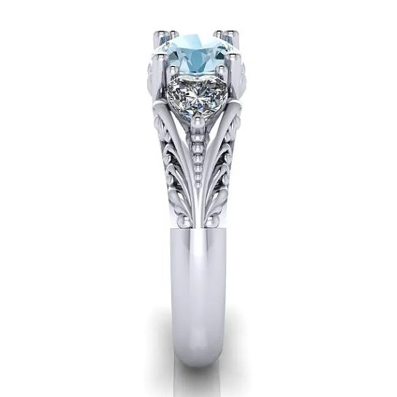 Diamond Engagement Creative Couple Ring