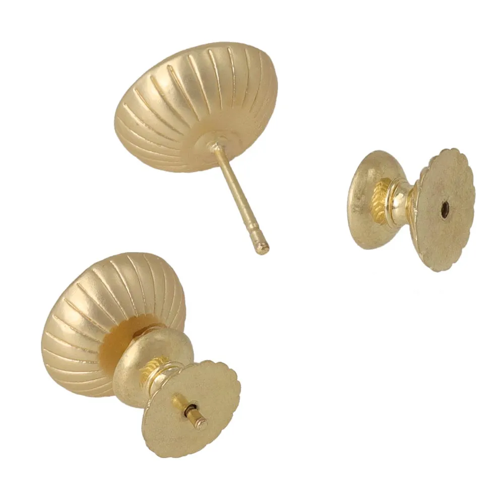 Dresser Knob Stud Earrings