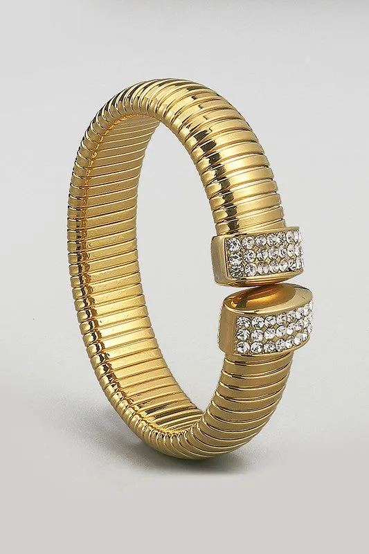 Easy Elegance Gold Bangle Bracelet