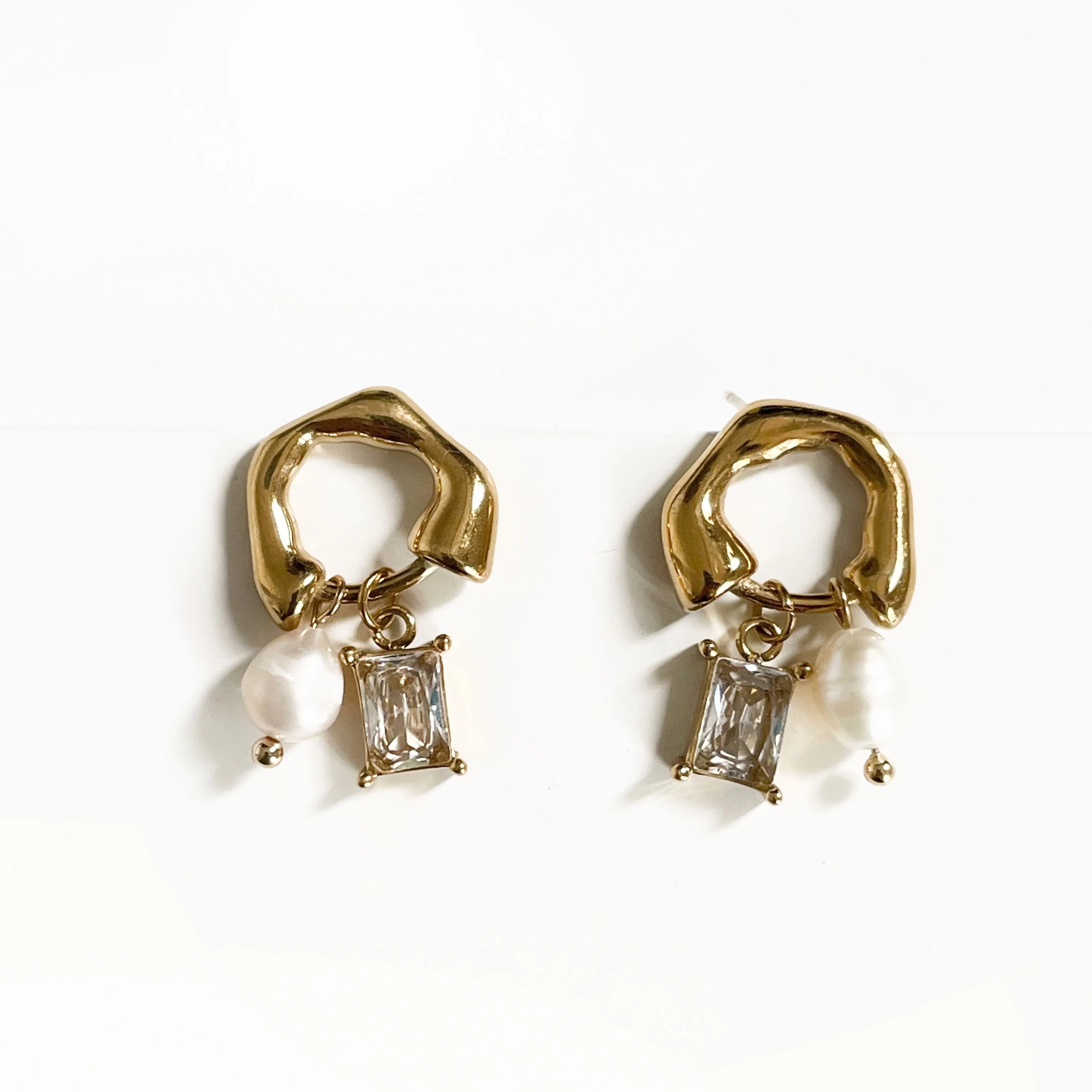 Emmanuelle Luxe Gold Plated Earrings