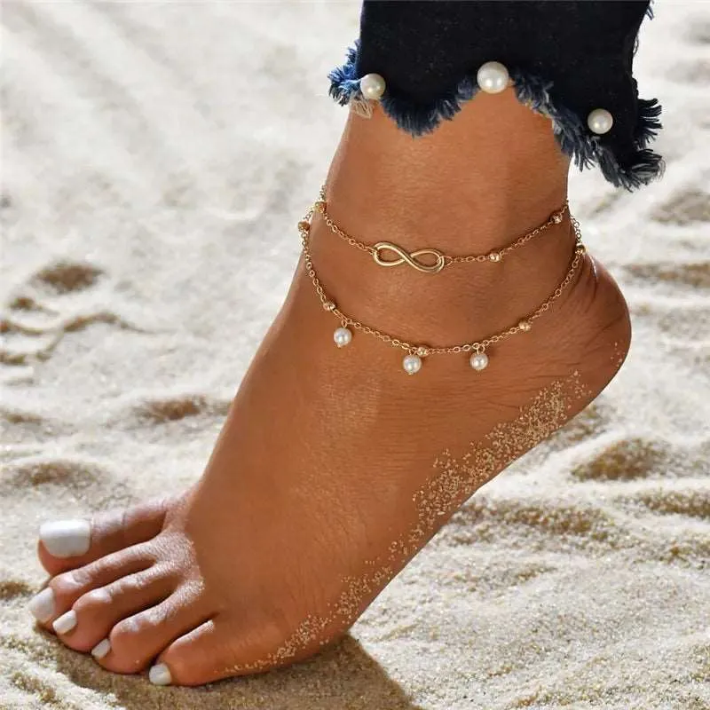 Fashion Jewelry Leg Chain Ankle Bracelets Women Accessories