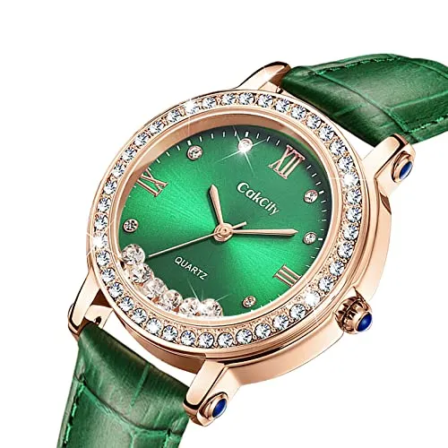 Fashion Quartzf Women Dress Crystal Large Face Watch