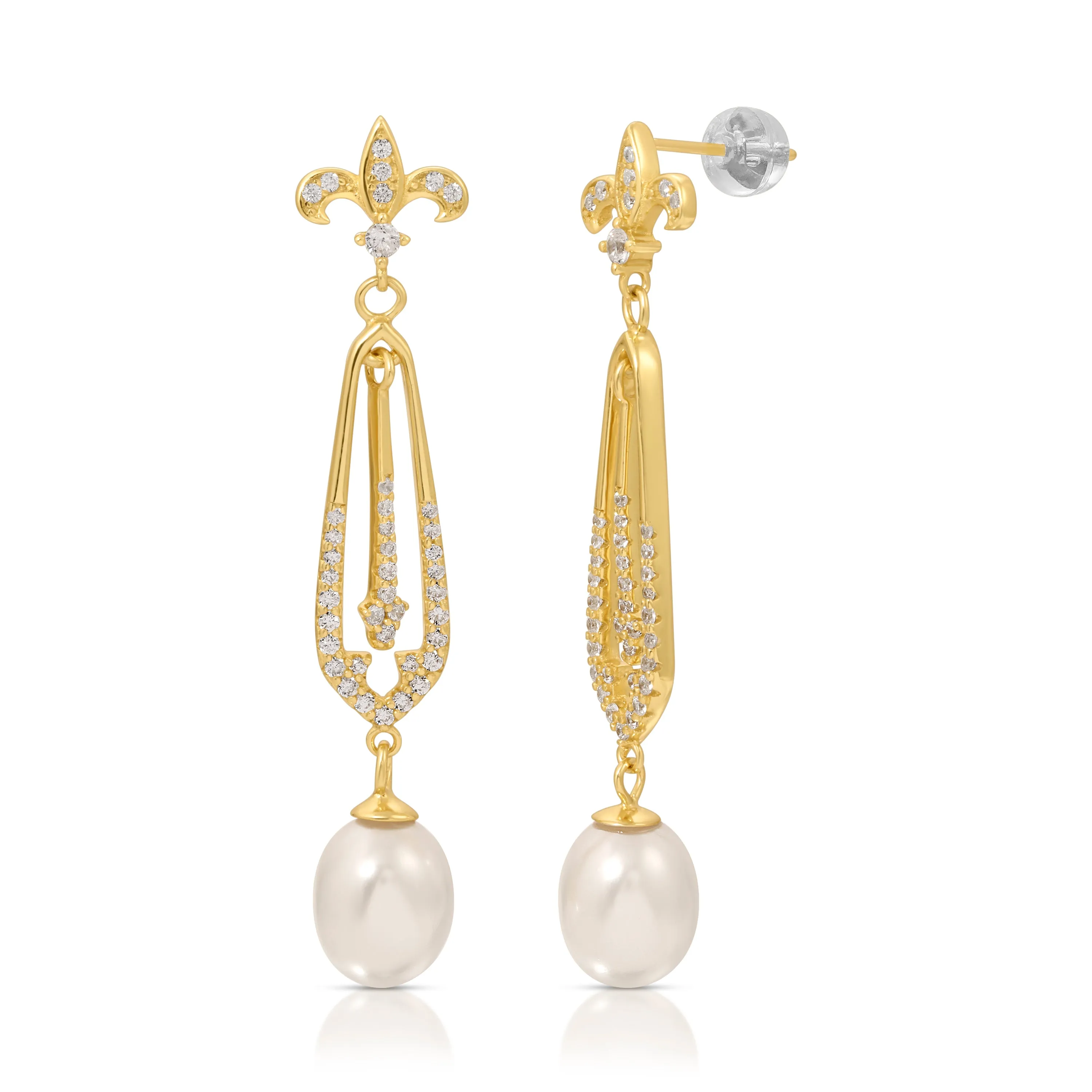 Fresh Water Pearl Drop Earrings