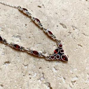 Garnet Necklace - Aria