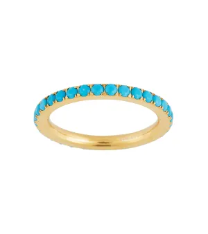 Glow Ring Turquoise Gold