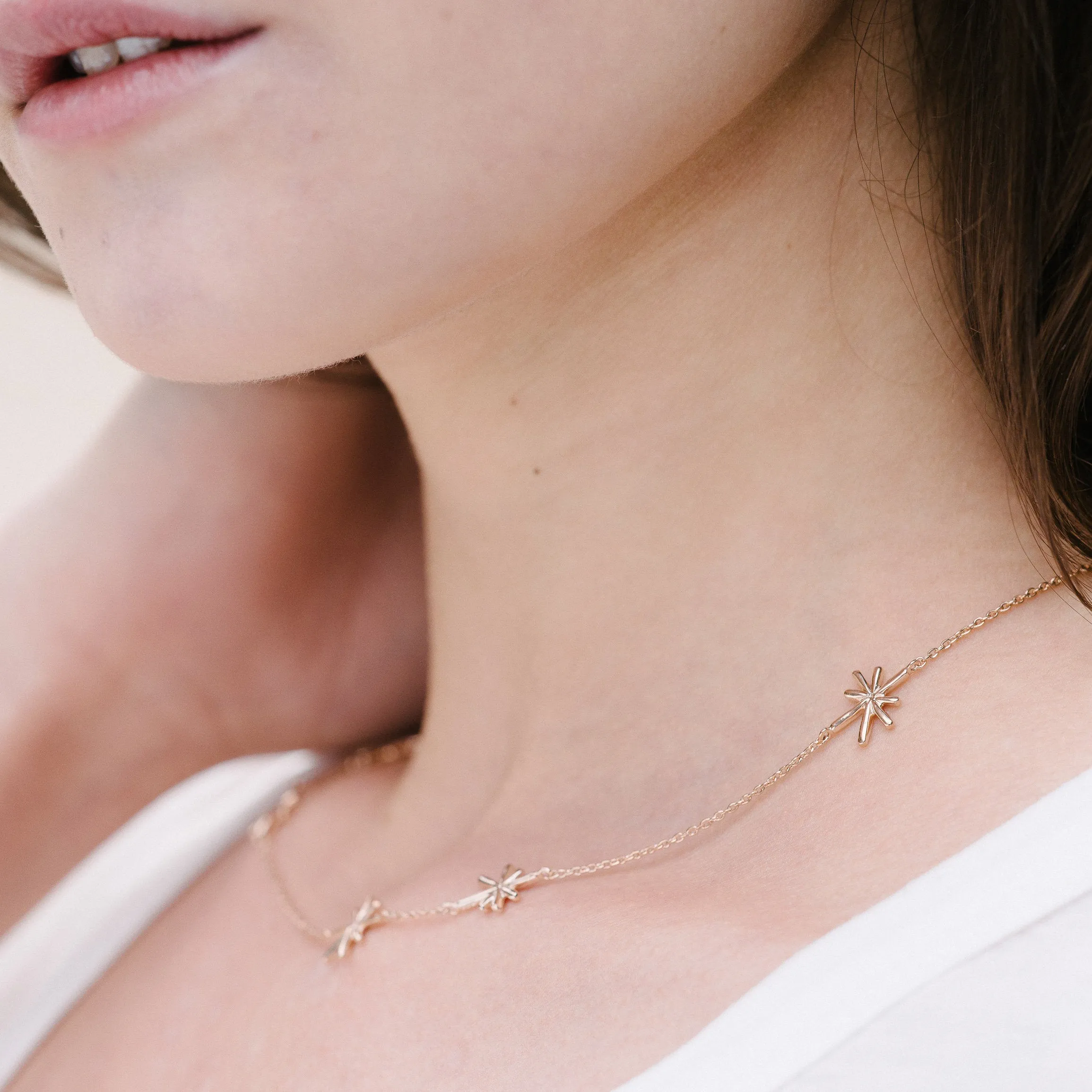 Gold-Plated Sterling Silver Supernova Necklace