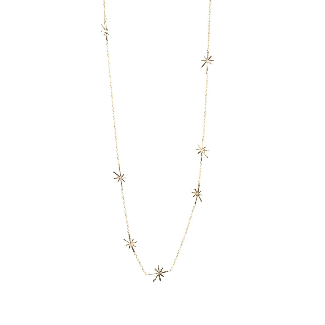 Gold-Plated Sterling Silver Supernova Necklace