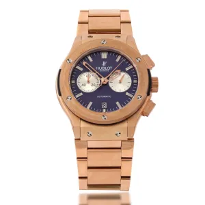 Hublot Geneve Titanium Screw Designed Rose Gold Watch