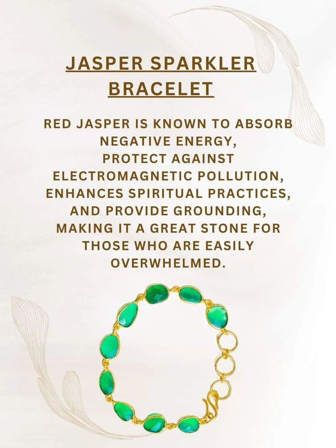 Jasper Sparkler Bracelet