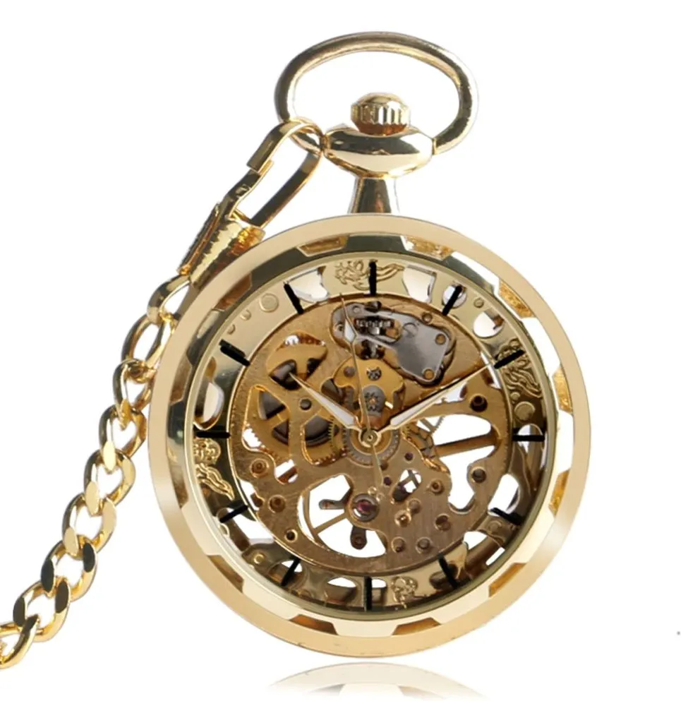 Leonardo Mechanical Skeleton Pocket Watch