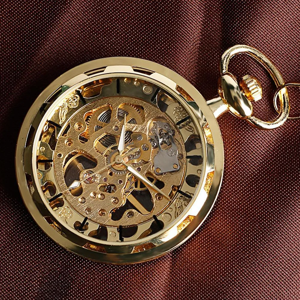 Leonardo Mechanical Skeleton Pocket Watch