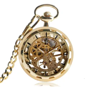 Leonardo Mechanical Skeleton Pocket Watch