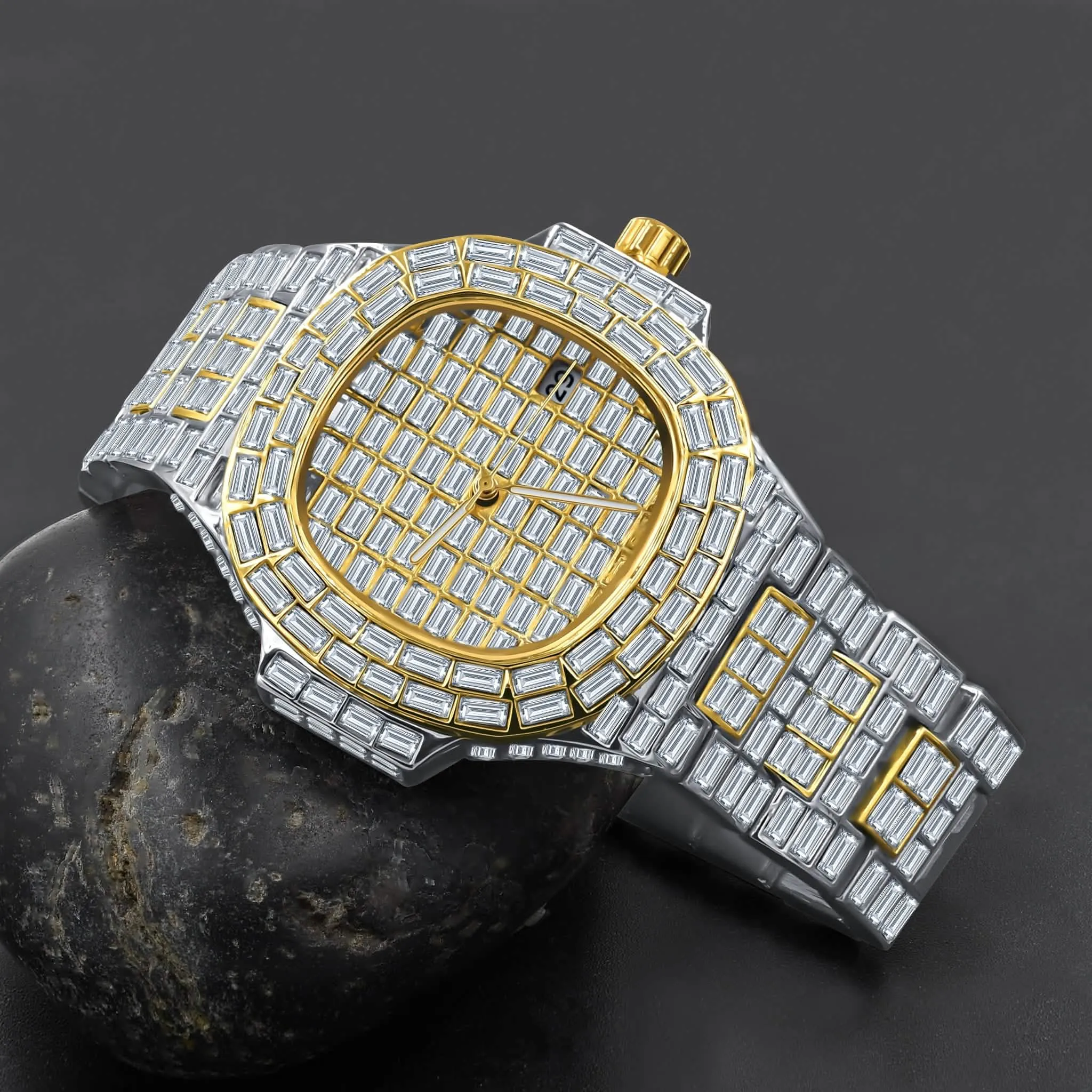 LUXURY HIP HOP METAL WATCH BY PULSAR | 5631042