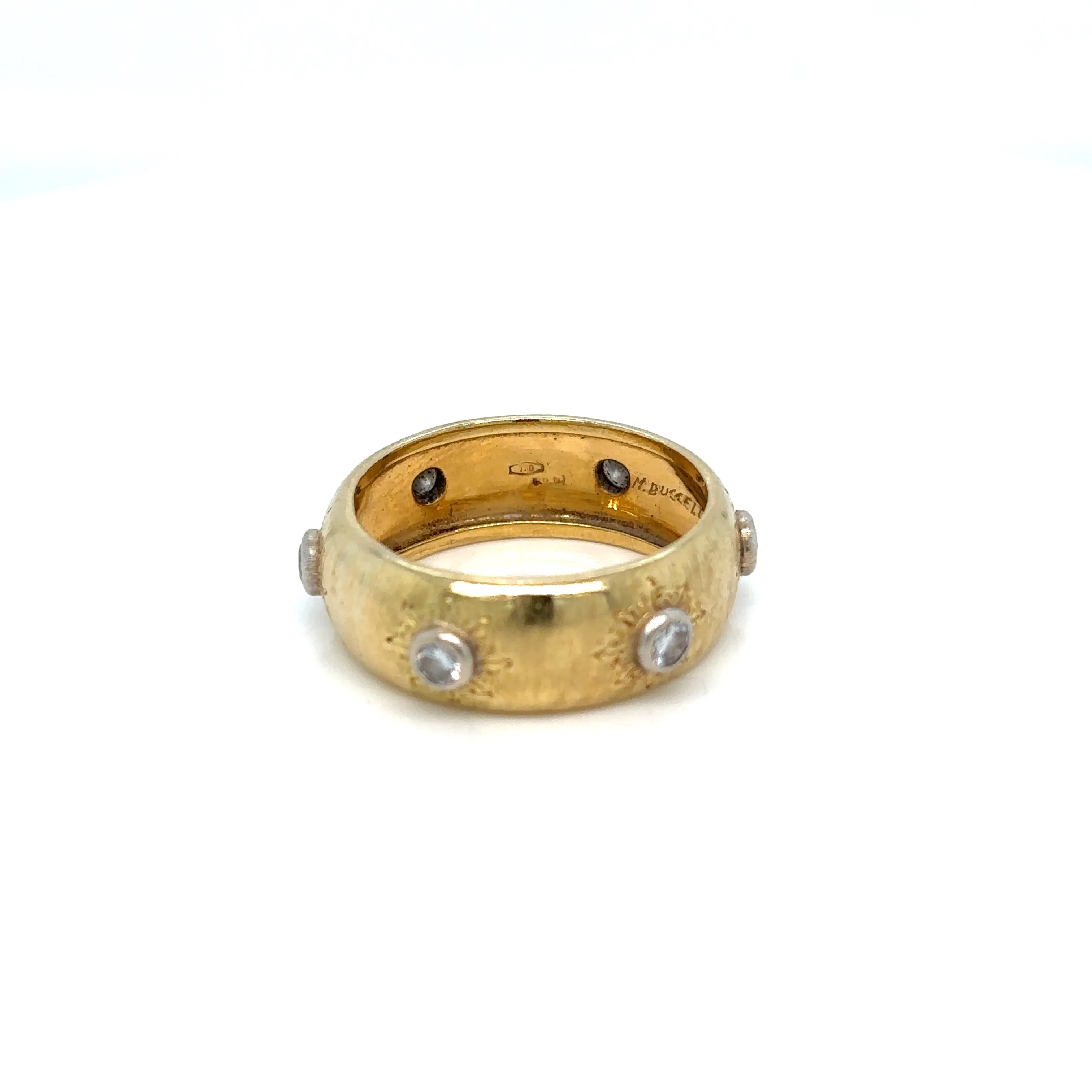 Mario Buccellati Diamond Macri Classica Ring ca 1960s