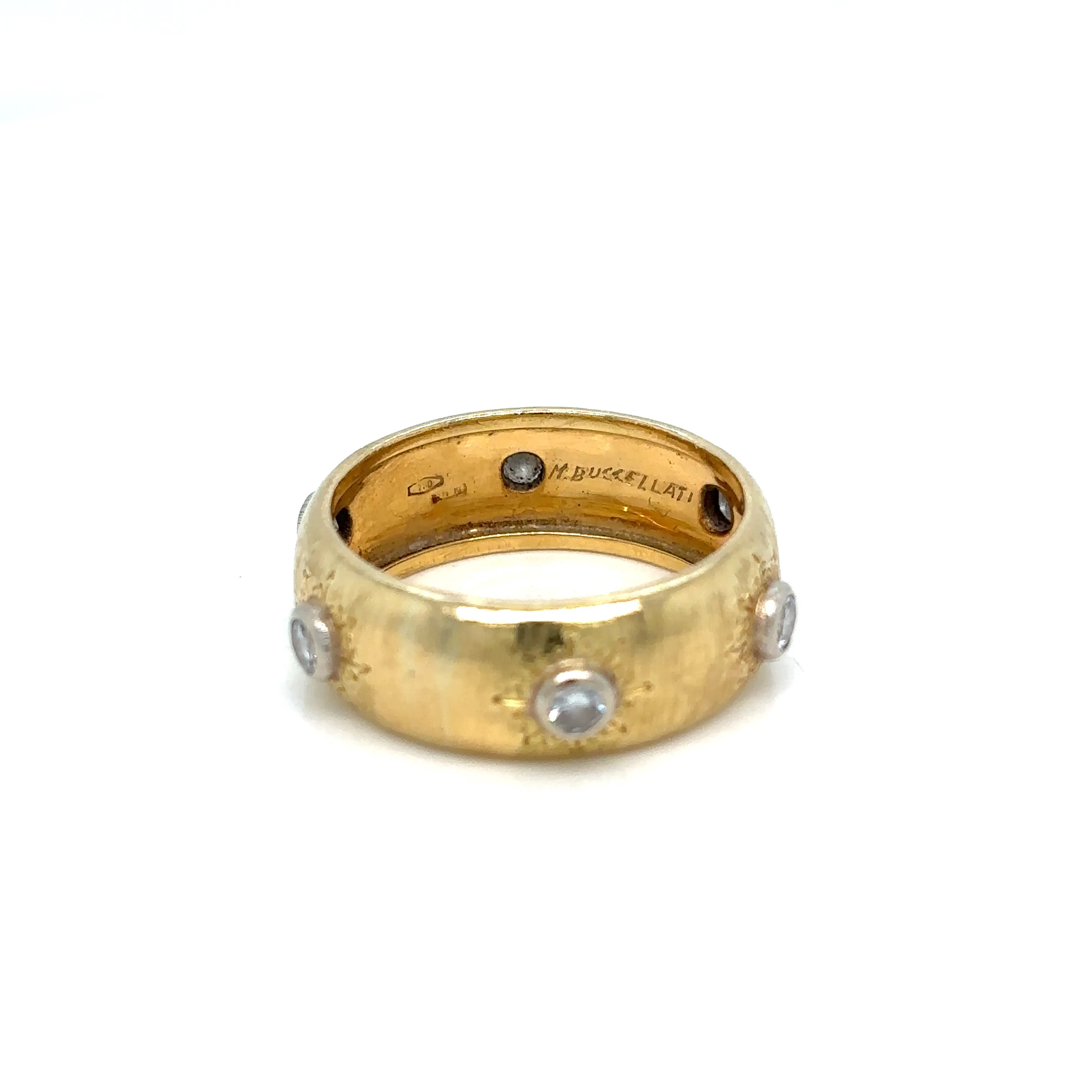 Mario Buccellati Diamond Macri Classica Ring ca 1960s