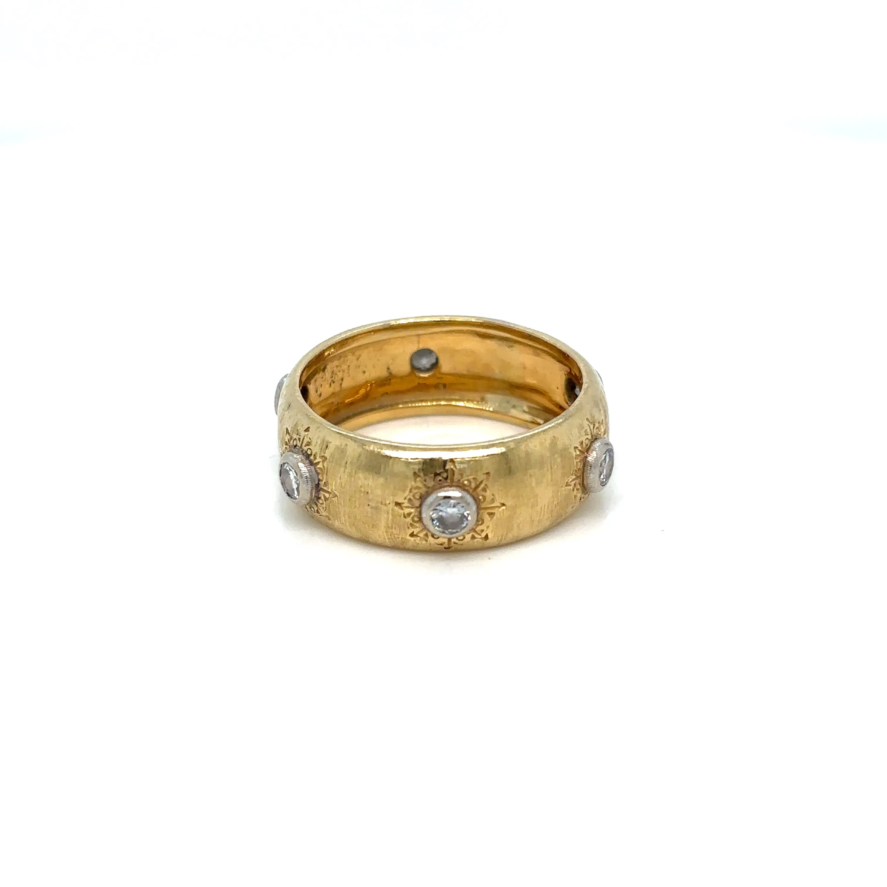 Mario Buccellati Diamond Macri Classica Ring ca 1960s