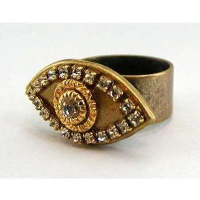 Michal Golan Stunning Evil Eye Ring