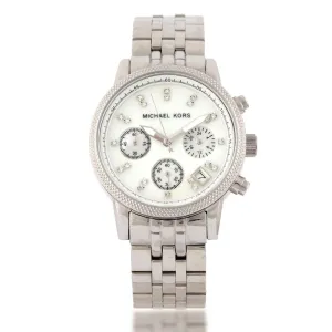 MK Women's Ritz Crystal Chronograph Watch