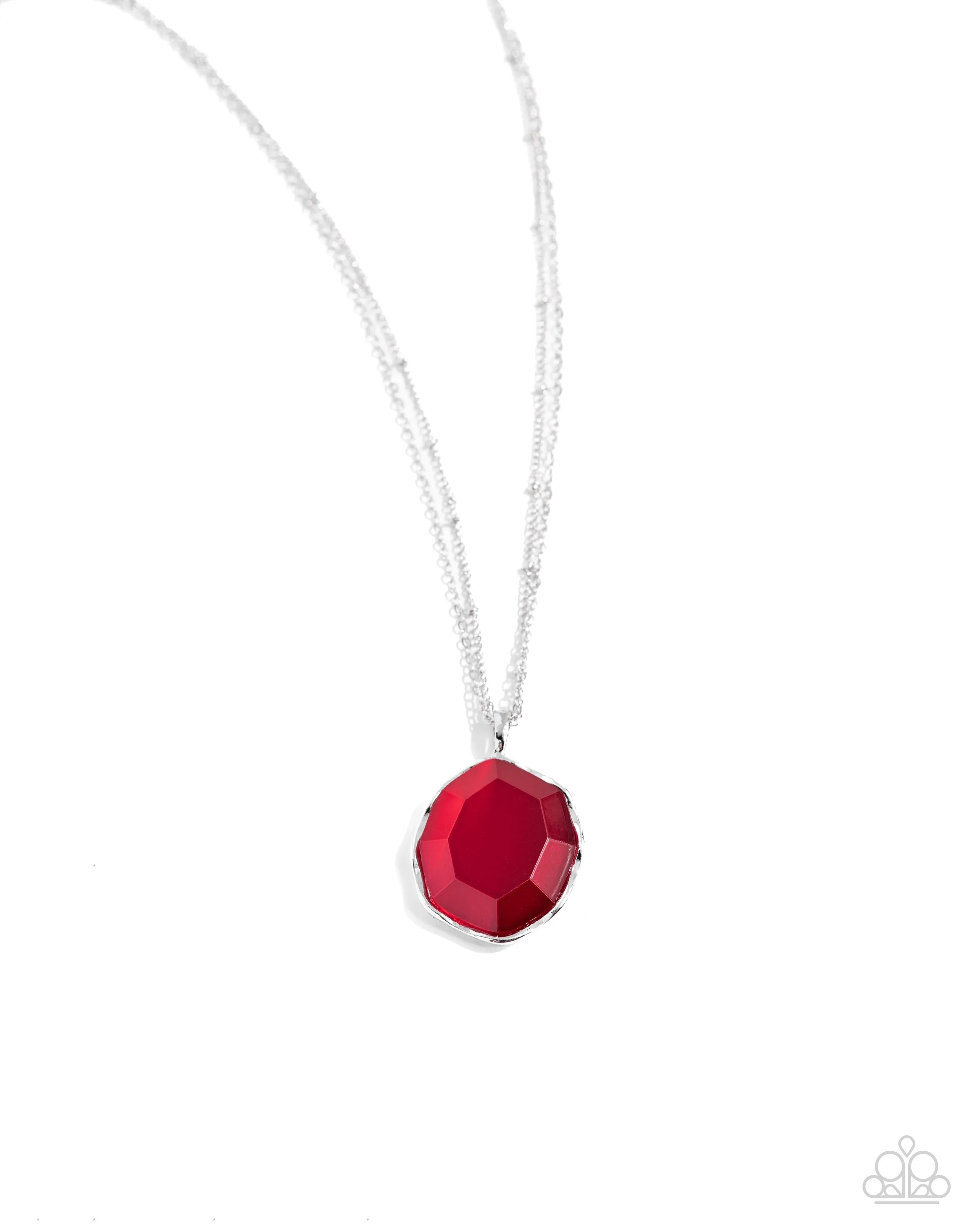 Necklaces Showstopping Season - Red