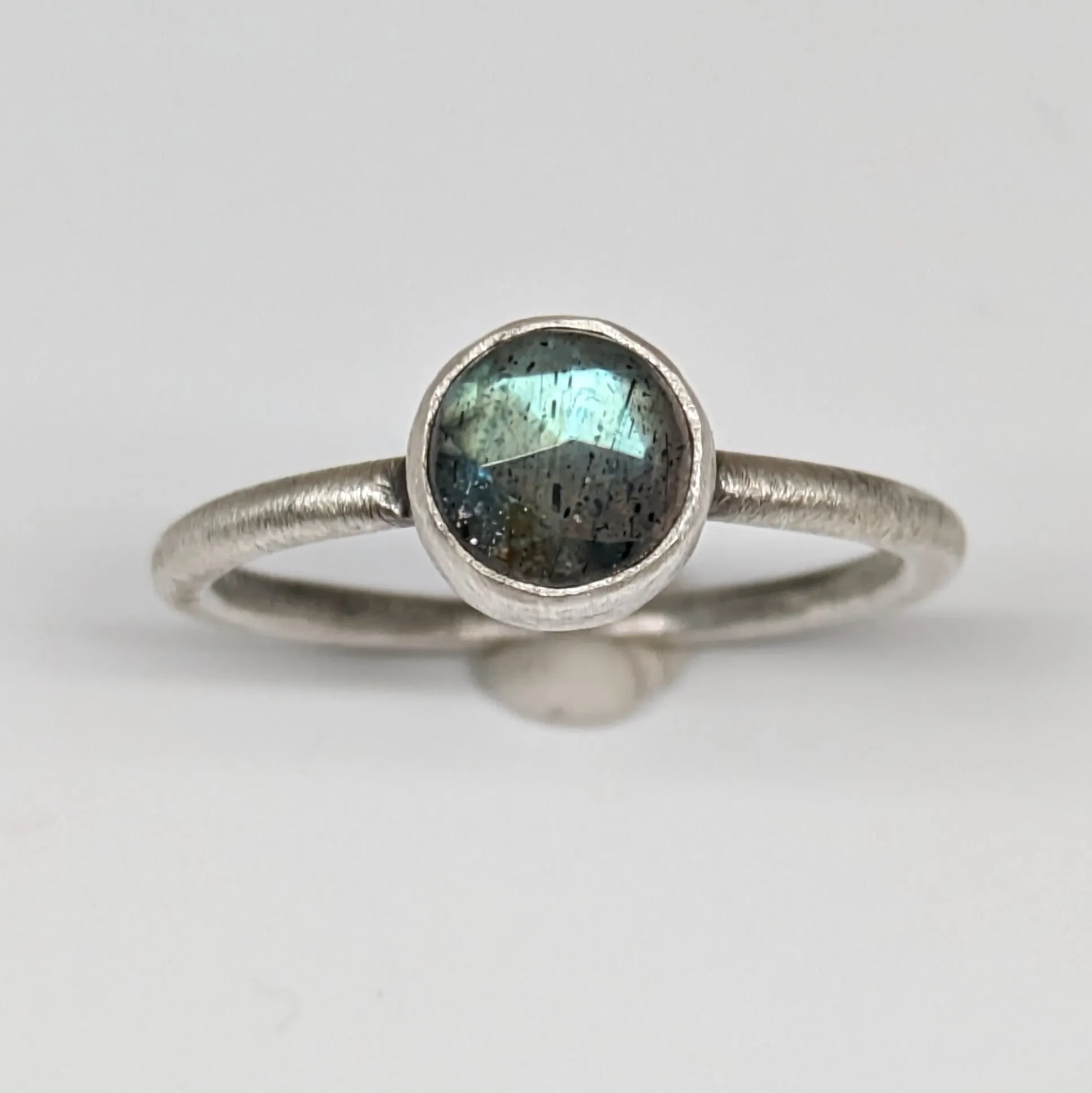 NEW! Small Stone Stacking Rings in Sterling Silver by Ashley Procopio