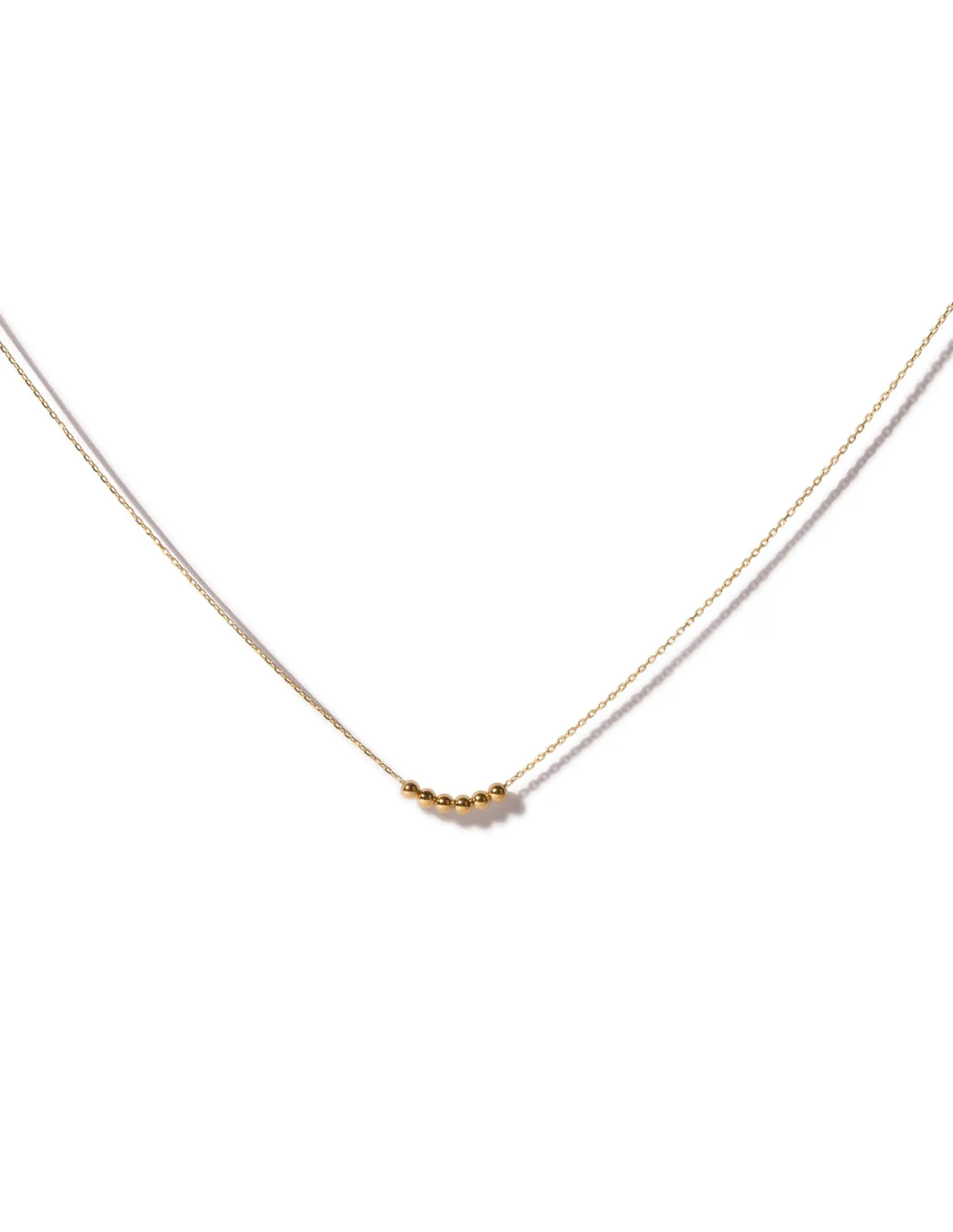 Nue necklace <br>Solid gold