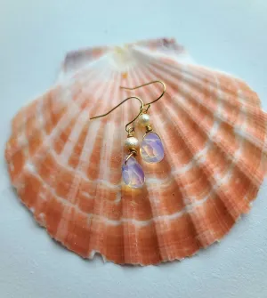 Opalite Pearl Earrings