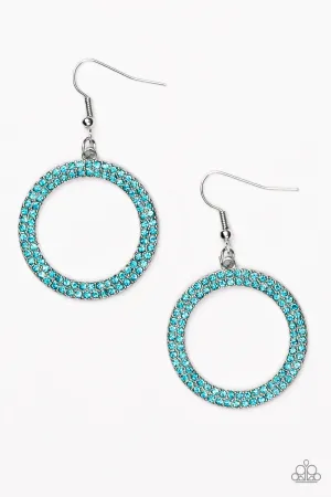 Paparazzi Earring ~ Bubbly Babe - Blue