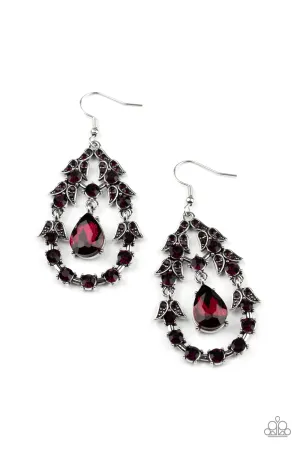 Paparazzi Earring ~ Garden Decorum - Purple