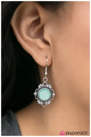 Paparazzi Earring ~ To BEAM Or Not To BEAM - Green