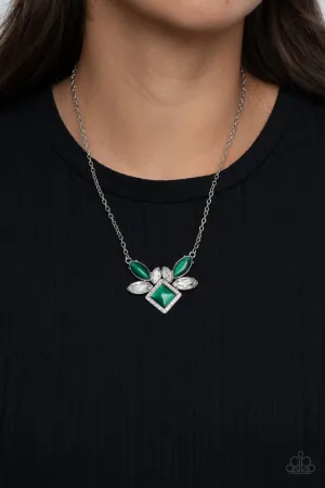 Paparazzi Necklace ~ Amulet Avenue - Green