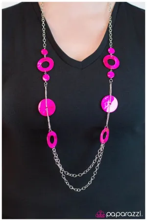 Paparazzi Necklace ~ As You Wish - Pink