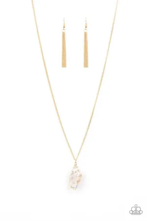 Paparazzi Necklace ~ Breaking Out Of My Shell - Gold