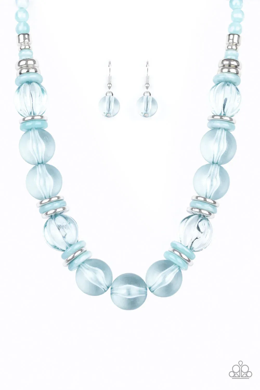 Paparazzi Necklace ~ Bubbly Beauty - Blue