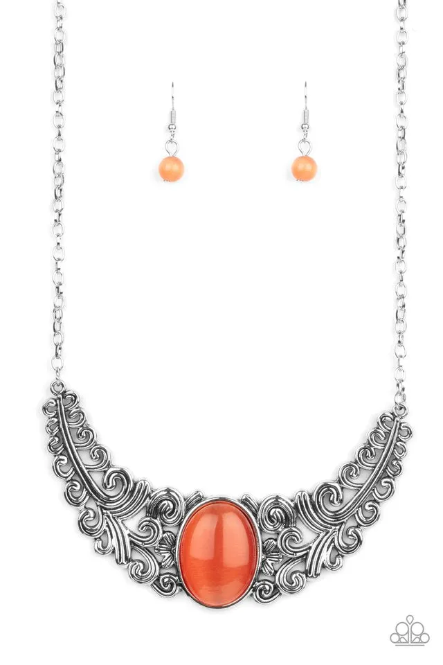 Paparazzi Necklace ~ Celestial Eden - Orange