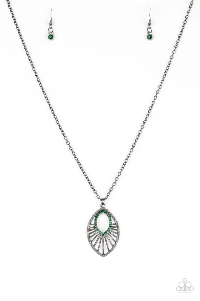 Paparazzi Necklace ~ Court Couture - Green